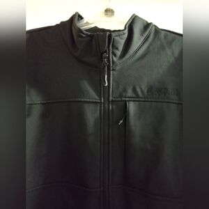 Like new! Black Magellan lined jacket 2XL zippered pockets adjustable cuffs